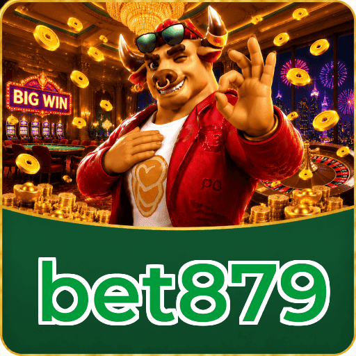 bet879 Logo - Bônus com Rollover Justo